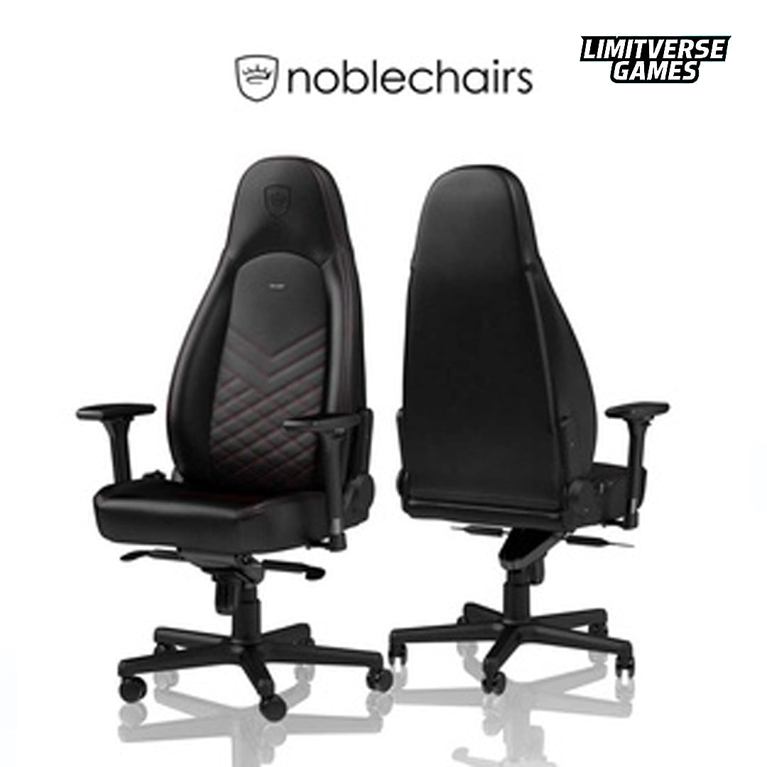 Noblechairs ICON Gaming Chair - Black/Red