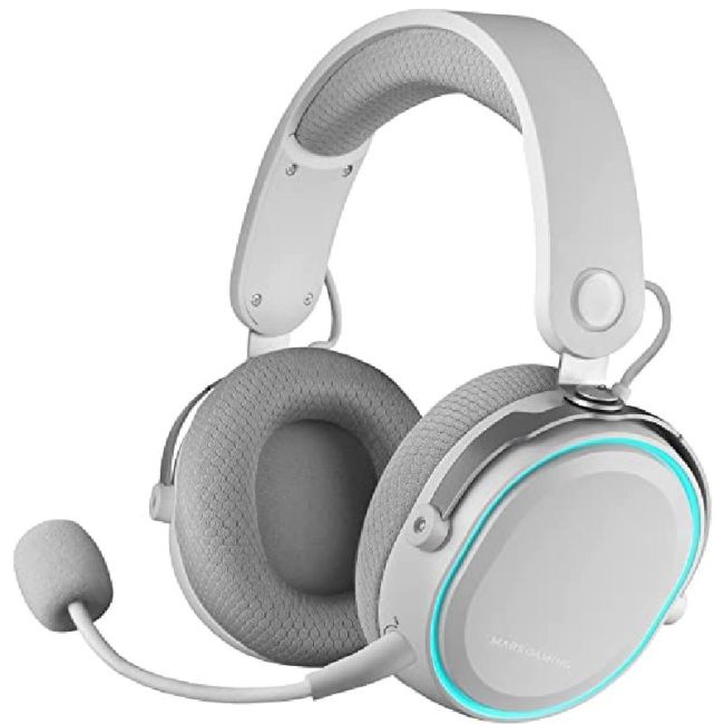 Mars Gaming MHW Wireless Headset - White - RiftX