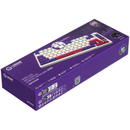 LORGAR WIRELESS MECHANICAL KEYBOARD PRO KBP7075W-WT-US