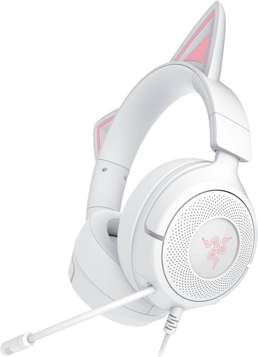 RAZER KRAKEN KITTY V3 X WHITE EDITION HEADSET