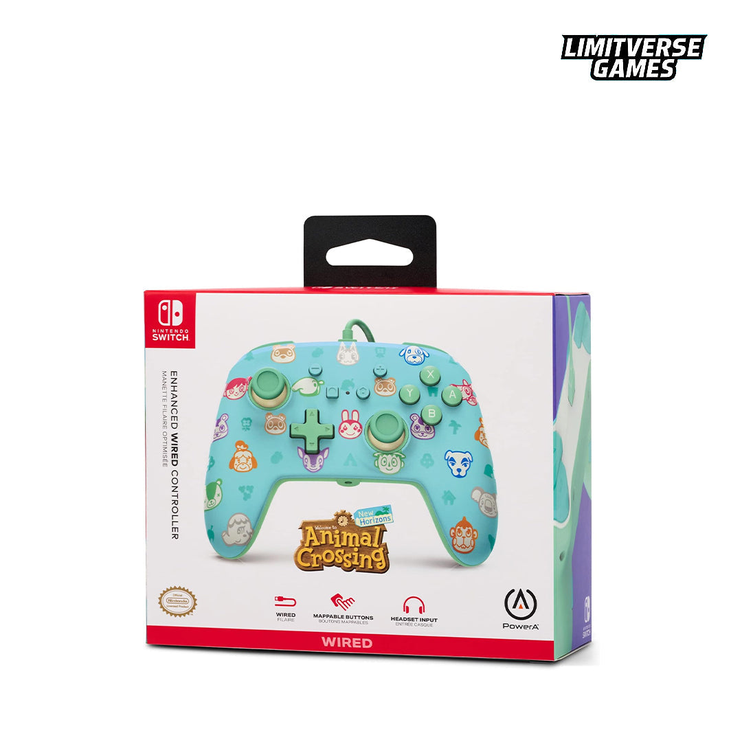 PowerA Enhanced Nintendo Switch Wired Controller Animal Crossing