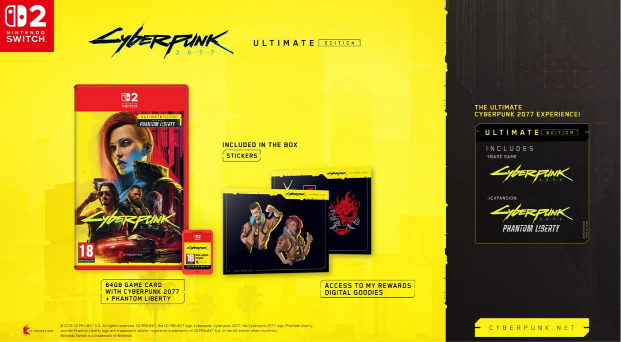 CYBER PUNK 2077 ULTIMATE EDITION NINTENDO SWITCH 2