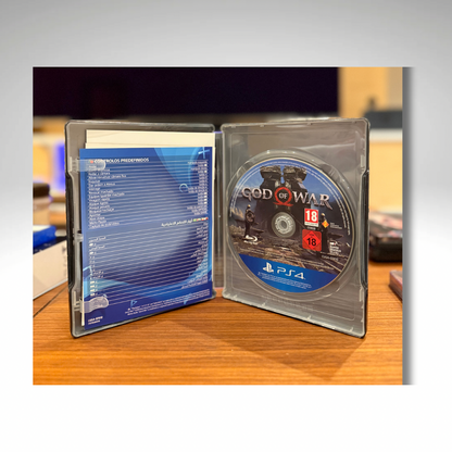 GOD OF WAR STEEL BOOK PLAYSTATION 4
