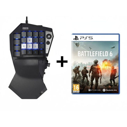 HORI Tactical Assault Commander Mechanical Keypad + Battlefield 6 PS5 - RiftX