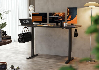 Claiks Electric Standing Desk 160 × 60cm – Black