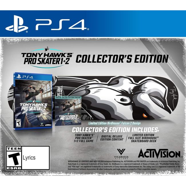 Tony Hawk's Pro Skater 1 + 2 Collector's Edition - PS4 - RiftX