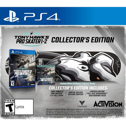 Tony Hawk's Pro Skater 1 + 2 Collector's Edition - PS4 - RiftX